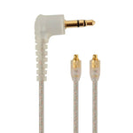 ZS0089 Câble audio codé pour casque Shure SE535 SE215 UE900 W40 SE425, ZS0089 Blanc