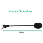 ZS0201 Microphone de remplacement pour casque d’ordinateur HyperX Cloud Alpha S