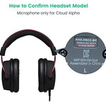 ZS0201 Microphone de remplacement pour casque d’ordinateur HyperX Cloud Alpha S
