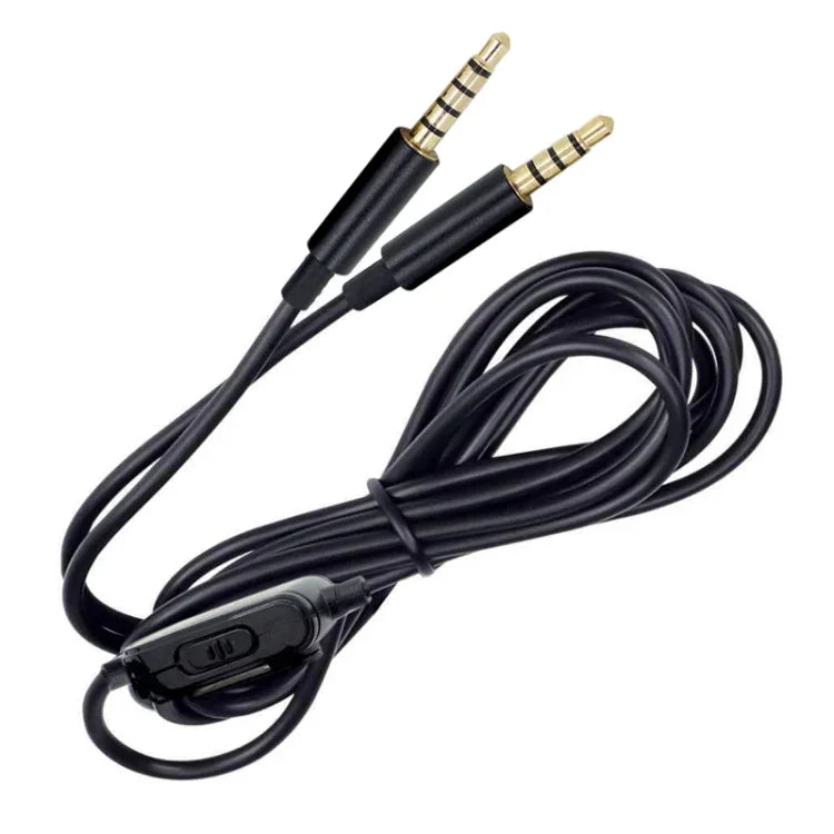 ZS0086 Câble audio pour casque de jeu avec contrôle du volume pour Logitech Astro A10 A40 A30, Version avec contrôle du volume