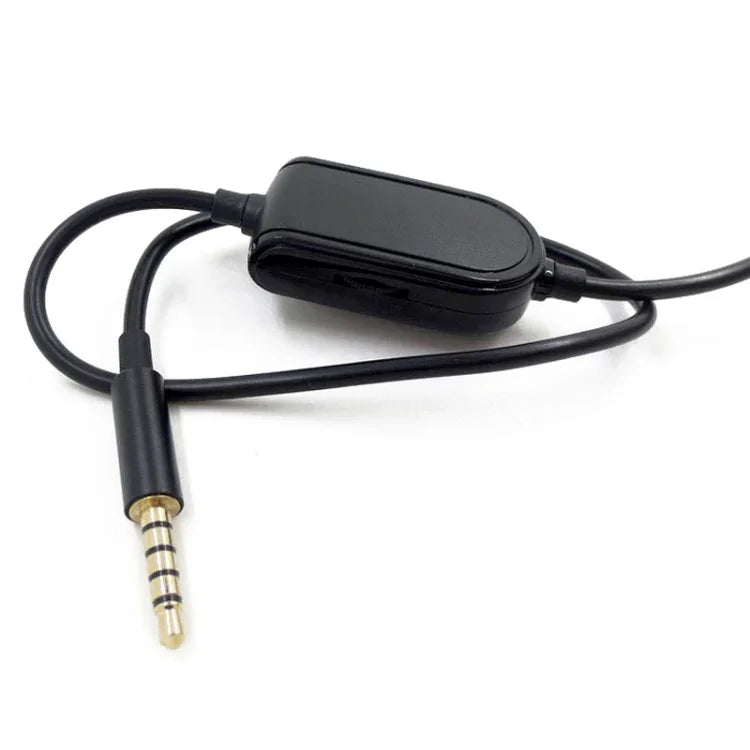 ZS0086 Câble audio pour casque de jeu avec contrôle du volume pour Logitech Astro A10 A40 A30, Version avec contrôle du volume