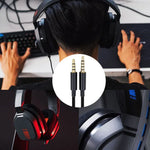 ZS0086 Câble audio pour casque de jeu avec contrôle du volume pour Logitech Astro A10 A40 A30, Version avec contrôle du volume