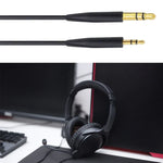 ZS0138 Câble audio casque 3,5 mm vers 2,5 mm pour BOSE SoundTrue QC35 QC25 OE2, ZS0138 Noir, ZS0138 Blanc