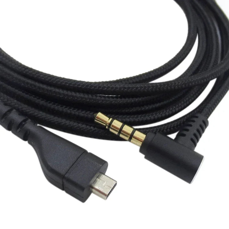 ZS0169 Câble audio casque USB tressé pour SteelSeries Arctis 3 / 5 / 7 / Pro, ZS0169