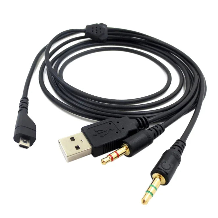 ZS0224 Câble audio casque à 3 broches pour SteelSeries Arctis 3 / 5 / 7 / Pro, ZS0224
