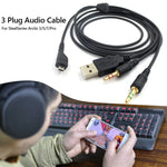 ZS0224 Câble audio casque à 3 broches pour SteelSeries Arctis 3 / 5 / 7 / Pro, ZS0224