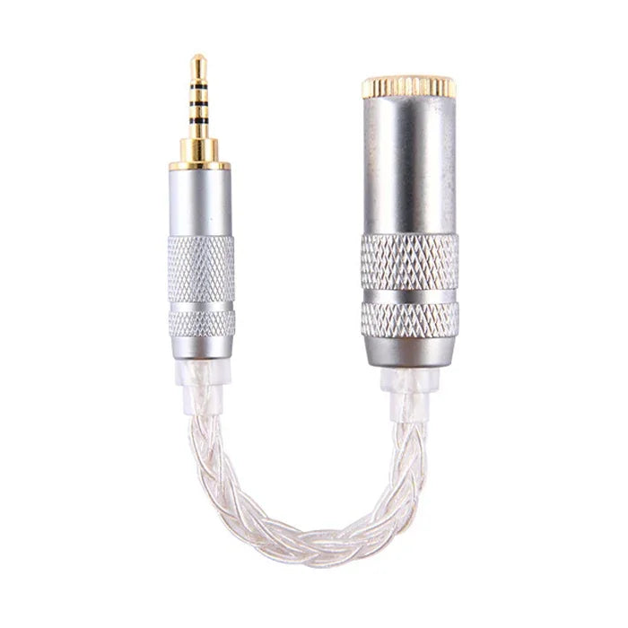 ZS0021 Câble adaptateur équilibré mâle 2,5 mm vers femelle 4,4 mm, mâle 2,5 mm vers femelle 4,4 mm