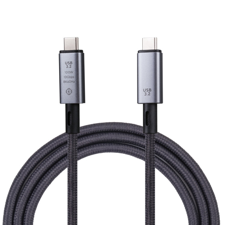 Câble vidéo USB-C/Type-C vers USB-C/Type-C 10 Gbit/s 8K compatible USB 3.2, longueur : 1m, Type-C vers Type-C 10 Gbit/s