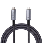 Câble vidéo USB-C/Type-C vers USB-C/Type-C 10 Gbit/s 8K compatible USB 3.2, longueur : 1m, Type-C vers Type-C 10 Gbit/s