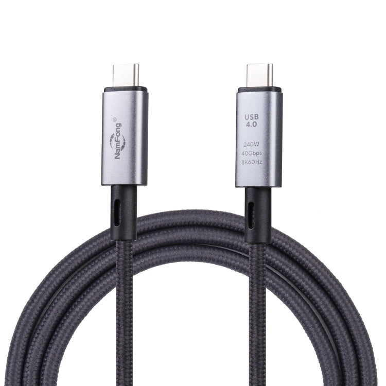 Câble vidéo USB-C/Type-C vers USB-C/Type-C 8K 40 Gbit/s compatible avec USB 4, longueur : 1 m, Type-C vers Type-C 40 Gbit/s