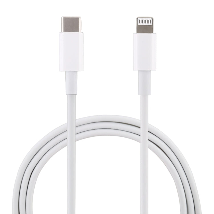 Câble de charge rapide PD 20W 9V/2A 1M USB-C / Type-C vers 8 broches pour iPhone, iPad, Longueur du câble : 1m, 20W 9V/2A