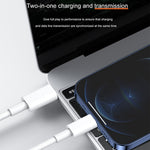 Câble de charge rapide PD 20W 9V/2A 1M USB-C / Type-C vers 8 broches pour iPhone, iPad, Longueur du câble : 1m, 20W 9V/2A
