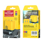 WK WP-U128 Chargeur en nitrure de gallium 40W double interface USB-C/Type-C, spécifications : prise US, prise US