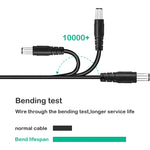 Câble de charge d'alimentation pour ordinateur portable USB-C / Type-C vers 5,5 x 2,1 mm, longueur du câble : environ 1,5 m, Type-C vers 5,5 x 2,1 mm