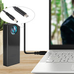 Câble de charge d'alimentation pour ordinateur portable USB-C / Type-C vers 5,5 x 2,1 mm, longueur du câble : environ 1,5 m, Type-C vers 5,5 x 2,1 mm