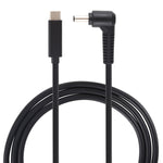 Câble de charge d'alimentation pour ordinateur portable USB-C / Type-C vers 4,0 x 1,35 mm, longueur du câble : environ 1,5 m, Type-C vers 4,0 x 1,35 mm