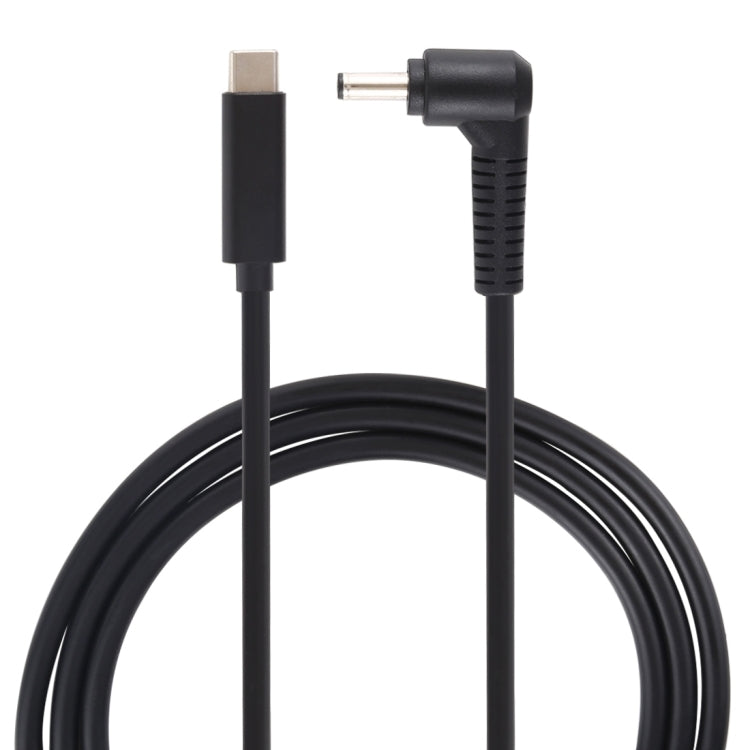 Câble de charge d'alimentation pour ordinateur portable USB-C / Type-C vers 4,0 x 1,35 mm, longueur du câble : environ 1,5 m, Type-C vers 4,0 x 1,35 mm