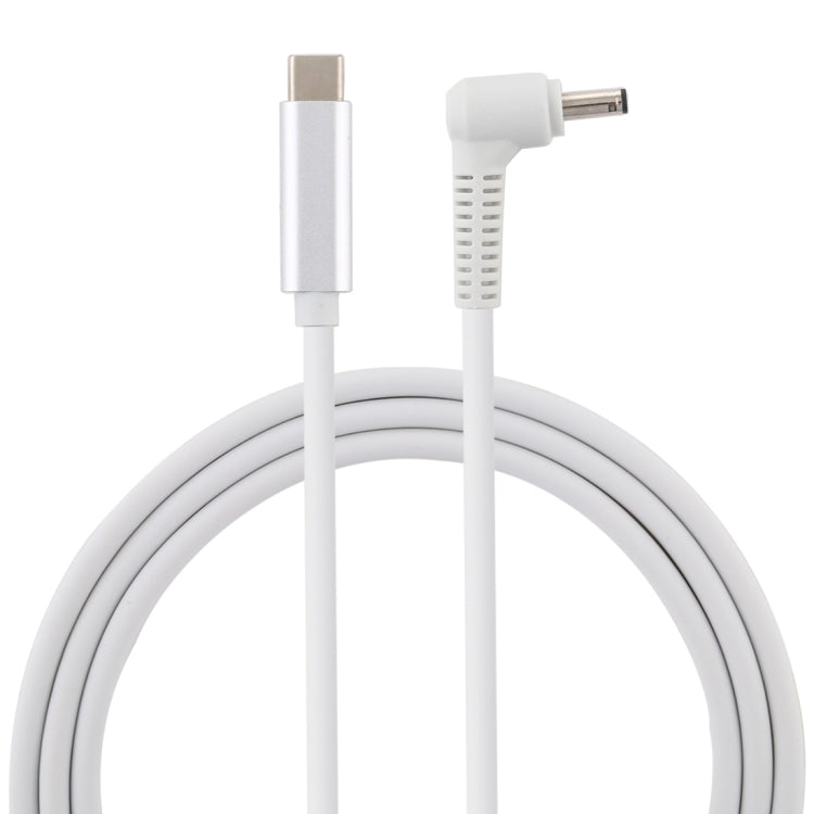 Câble de charge d'alimentation pour ordinateur portable USB-C / Type-C vers 4,0 x 1,35 mm, longueur du câble : environ 1,5 m, Type-C vers 4,0 x 1,35 mm