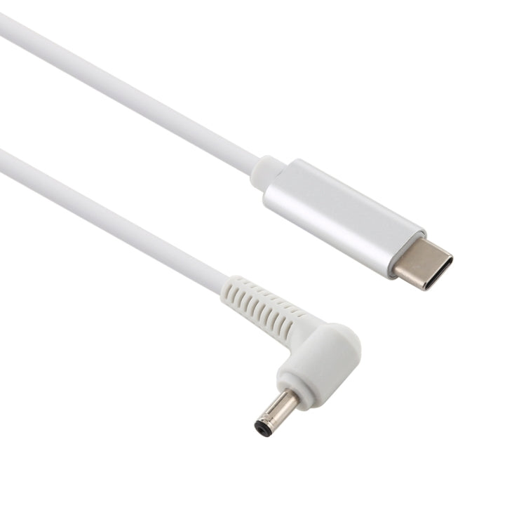 Câble de charge d'alimentation pour ordinateur portable USB-C / Type-C vers 4,0 x 1,35 mm, longueur du câble : environ 1,5 m, Type-C vers 4,0 x 1,35 mm