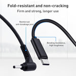 Câble de charge d'alimentation pour ordinateur portable USB-C / Type-C vers 4,0 x 1,35 mm, longueur du câble : environ 1,5 m, Type-C vers 4,0 x 1,35 mm