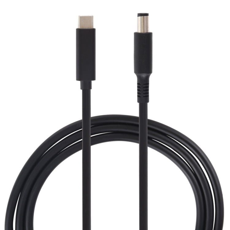 Câble de charge d'alimentation USB-C / Type-C vers 7,4 x 5,0 mm pour ordinateur portable Dell, longueur du câble : environ 1,5 m, Type-C vers 7,4 x 5,0 mm pour ordinateur portable Dell