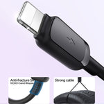 Câble de données de charge rapide JOYROOM S-AL012A14 série multicolore 2,4 A USB vers 8 broches, longueur : 1,2 m, USB vers 8 broches