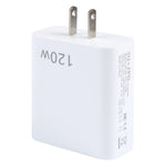 Chargeur multi-ports 120W Dual PD Type-C + 3 x USB, prise US, prise US