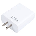 Chargeur multi-ports 120W Dual PD Type-C + 3 x USB, prise US, prise US