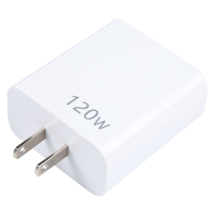 Chargeur multi-ports 120W Dual PD Type-C + 3 x USB, prise US, prise US