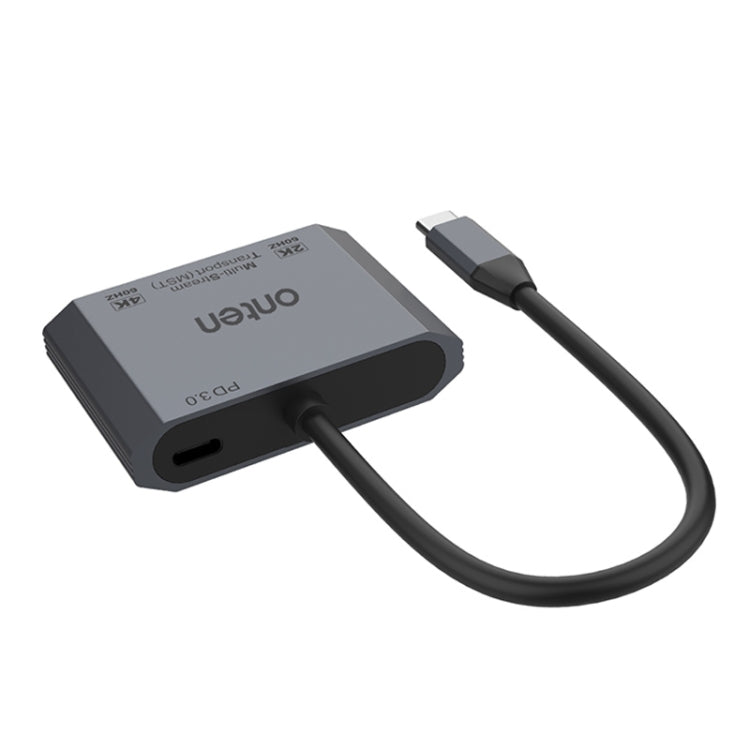 Convertisseur vidéo rapide Onten M205 3 en 1 Type-C vers HDMI + VGA + PD, M205