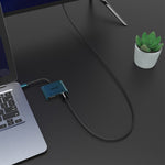 Convertisseur vidéo rapide Onten M205 3 en 1 Type-C vers HDMI + VGA + PD, M205