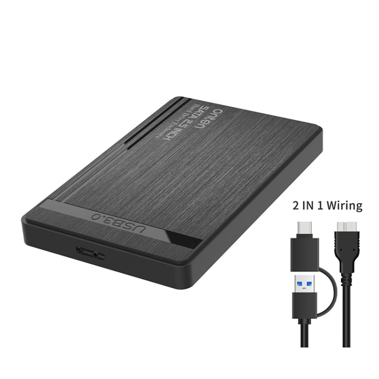 Boîtier disque dur externe Onten UHD1 12,5 pouces avec câble 2 en 1