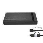 Boîtier disque dur externe Onten UHD1 12,5 pouces avec câble 2 en 1