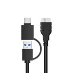 Boîtier disque dur externe Onten UHD1 12,5 pouces avec câble 2 en 1