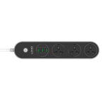 Multiprise LDNIO SC3301 3 ports USB pour voyage, maison et bureau, longueur du câble : 1,6 m, prise US, SAS8610AUS, SAS8610BUS, SAS8610EU, SAS8610UK