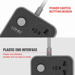 LDNIO SC3604 Multiprise de voyage multifonction 6 ports USB pour maison et bureau, longueur du câble : 2m, prise US, SAS8611AUK, SAS8611AUS, SAS8611BUK, SAS8611BUS, SAS8611EU
