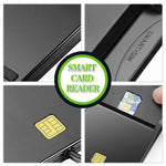 Lecteur de carte à puce intelligente ROCKETEK SCR1 CAC ID SIM, SCR1
