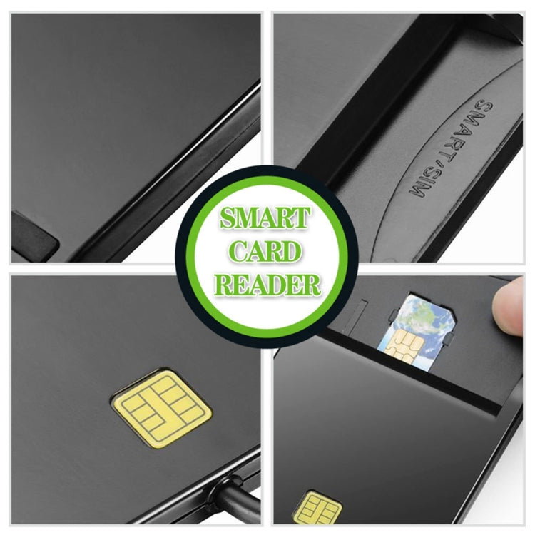 Lecteur de carte à puce intelligente ROCKETEK SCR1 CAC ID SIM, SCR1