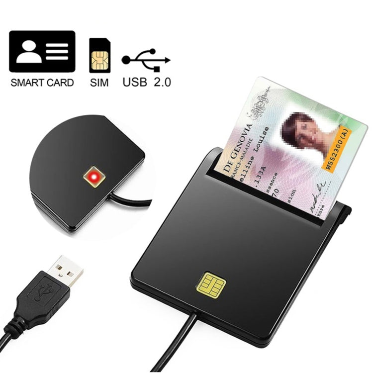 Lecteur de carte à puce intelligente ROCKETEK SCR1 CAC ID SIM, SCR1