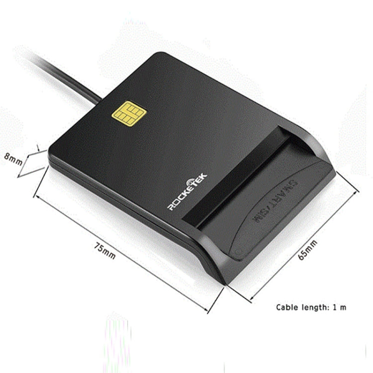 Lecteur de carte à puce intelligente ROCKETEK SCR1-C CAC ID SIM, SCR1-C