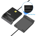 Lecteur de carte à puce intelligente ROCKETEK SCR1-C CAC ID SIM, SCR1-C
