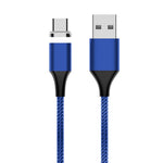 Câble de données magnétique tressé en nylon M11 3A USB vers USB-C / Type-C, longueur du câble : 2m, USB-C / Type-C