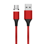 Câble de données magnétique tressé en nylon M11 3A USB vers USB-C / Type-C, longueur du câble : 2m, USB-C / Type-C