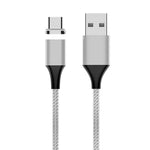 Câble de données magnétique tressé en nylon M11 3A USB vers USB-C / Type-C, longueur du câble : 2m, USB-C / Type-C