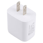 Chargeur de voyage à charge rapide 20W QC 3.0 USB + PD 3.0 USB-C / Type-C LZ-215A+C, prise US, prise US