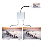 Station d'accueil multifonction 2 en 1 USB-C / Type-C vers HDMI+VGA HUB