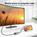 Station d'accueil multifonction 2 en 1 USB-C / Type-C vers double HDMI HUB