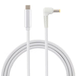 Câble de charge d'alimentation pour ordinateur portable USB-C / Type-C vers 5,5 x 2,5 mm, longueur du câble : environ 1,5 m, Type-C vers 5,5 x 2,5 mm (coudé)