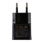 Chargeur USB à identification intelligente 5V 2,1A avec câble de charge USB vers USB-C / Type-C 1m, prise EU