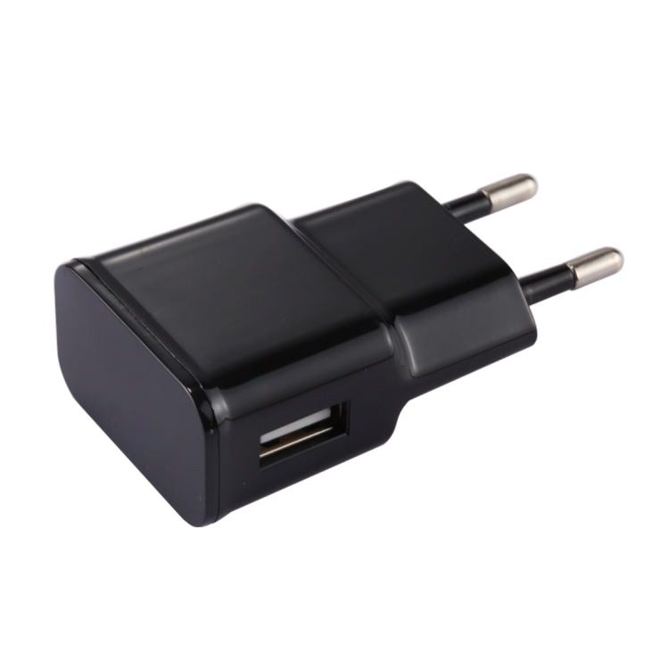 Chargeur USB à identification intelligente 5V 2,1A avec câble de charge USB vers USB-C / Type-C 1m, prise EU